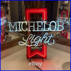 Michelob Light Everbrite Neon Sign 24 x 24 Vintage