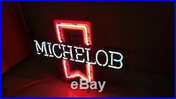 Michelob Ribbon Neon Sign 1992 Authentic Vintage Rare Anheuser Busch