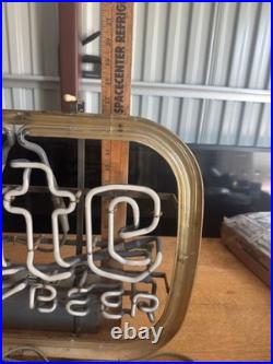 Miller Brewing Co. Lite Beer Neon Vintage Sign 1985 RARE Condition! HONG KONG