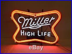 Miller High Life Neon Sign Vintage 1970s WORKS GREAT