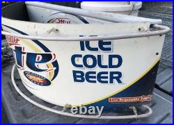 Miller Lite Beer Curved Half Circle Neon Sign Light vintage fallon