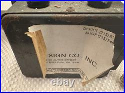 Miller Lite Beer Neon Light Sign 20x16 vintage 1984