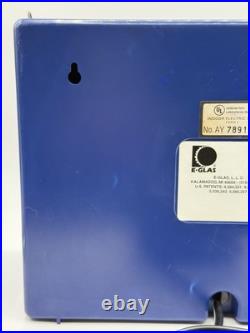 Miller Lite Blue Neon Sign VTG Size 10.5x7.5x5 Lights Up Bar Hang Beer Clean EUC