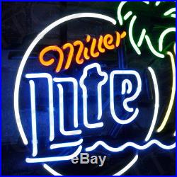 Miller Lite Custom Vintage Artwork Porcelain Gift Store Neon Sign Decor Pub Beer