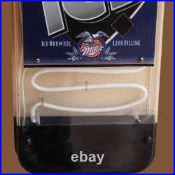 Miller Lite Ice Beer Sign Neon Sign 41 Tall Vintage 1995 Working Miller Lite Ice Beer Sign Neon Sign 41 Tall Vintage 1995 Working