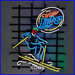 Miller Lite Neon Beer Sign 24x20 Home Bar Store Pub Decor Vintage Neon Bar Signs Miller Lite Neon Beer Sign 24x20 Home Bar Store Pub Decor Vintage Neon Bar Signs