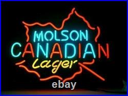 Molson Canadaian Lager Custom Neon Light Sign Vintage Night Bar Wall Sign 19