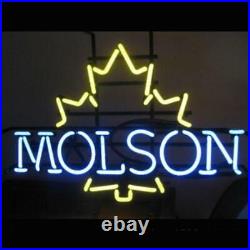 Molson Maple Leaf Neon Wall Sign Vintage Neon Light Beer Bar Cave Decor 17