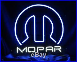 Mopar Auto Neon Sign Light Sport Racing Shop Man Cave Club Bar Pub VIntage