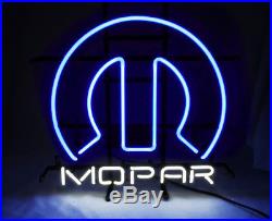 Mopar Botique Vintage Custom Handmade Artwork Neon Sign beer porcelain Light