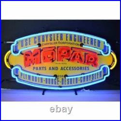 Mopar Vintage Shield Neon Sign 5mprvs Mopar Vintage Shield Neon Sign 5mprvs