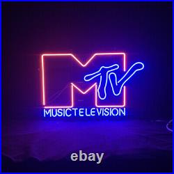 Music Television Neon Sign Vintage Decor Store Home Custom Neon