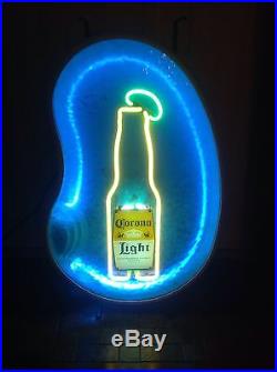 NEON Vintage Corona Light 3D Swimming Pool SIGN With Stand