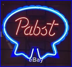 NEW PABST BLUE RIBBON CLASSIC NEON LIGHT 21x17.5 VINTAGE STYLE SIGN #8789 Rare
