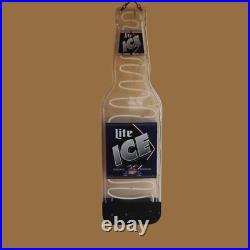 Neon Light Beer Bar Sign Y2K Miller Lite Ice Party VTG Works Great Bright BIG