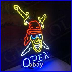 Neon SIgn Open Man Cave Art Bontique Store Light Pub Club Vintage Beer Bar Party