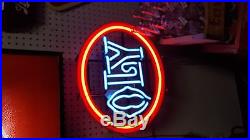 Neon Sign OLY Olympia Beer Sign Lighted Bar Advertising Display Vintage