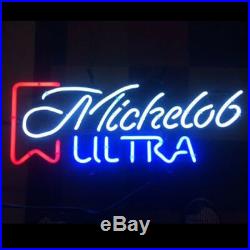 Neon Sign Vintage Michelob Ultra Beer Bar Pub Store Party Home Decor 19x15