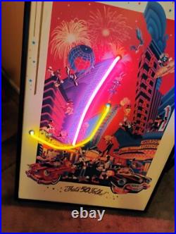Neon sign MELANIE TAYLOR KENT THAT'S 50 FOLKS vintage Disney Working Neon sign MELANIE TAYLOR KENT THAT'S 50 FOLKS vintage Disney Working