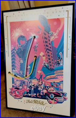 Neon sign MELANIE TAYLOR KENT THAT'S 50 FOLKS vintage Disney Working Neon sign MELANIE TAYLOR KENT THAT'S 50 FOLKS vintage Disney Working