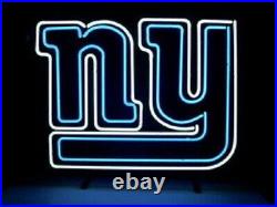 New Baseball New York Giants Neon Sign 17x14 Light Lamp Real Glass Vintage Bar