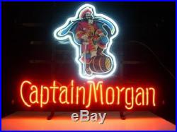 New Captain Morgan Real Vintage Neon Light Beer Sign Home Bar Collectible Sign