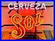 New_Cerveza_Sol_Neon_Sign_17x14_Light_Lamp_Real_Glass_Beer_Bar_Vintage_Poster_01_pa
