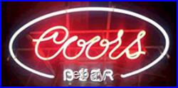 New Coors Light Mountain Beer Lamp Vintage Real Glass Handmade Neon Light Sign New Coors Light Mountain Beer Lamp Vintage Real Glass Handmade Neon Light Sign