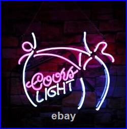 New Coors Light Vintage Neon Sign Cave Decor Handcraft 17