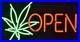 New_Marijuana_Open_Leaf_Weed_Neon_Sign_20x16_Light_Lamp_Club_Artwork_Vintage_01_nv