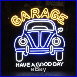 New Vintage Car Garage Have A Good Day 50's Neon Sign 32x24