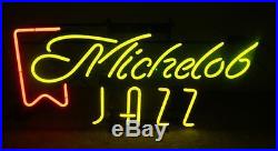 New Vintage Michelob Jazz Logo Beer Pub Bar Handcrafted Neon Sign 20x16