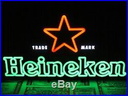 New Vtg 2012 Heineken Beer Logo Led Neon Bar Light Pub Sign Tavern Man Room