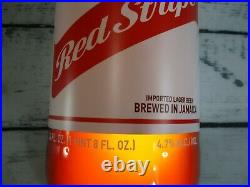 New Vtg Red Stripe Lager Huge Beer Bottle Logo Led Bar Pub Light Sign No Neon Dg