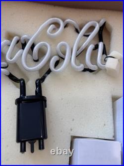 New vintage Coca Cola Coke Table Top neon sign lights up beatuful! With Stand
