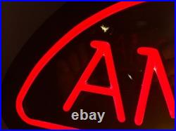 Nice Vintage Amstel Light Beer Neo Neon Light Up Sign Heineken Netherlands