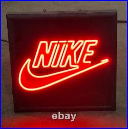 Nike Neon Sign Store Window Promotion Advertisement Vintage Super Rare