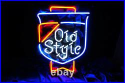 OLD STYLE Vintage Man Cave Beer Bar Window Wall Neon Sign Light