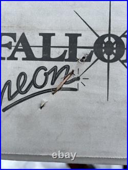 OPEN BUSINESS SIGN Fallon NEW VTG Unopened BOX 1998 BLUE BORDER NEON BRIGHT NOS