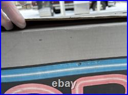 OPEN BUSINESS SIGN Fallon NEW VTG Unopened BOX 1998 BLUE BORDER NEON BRIGHT NOS