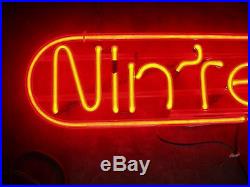 Original Nintendo Sign Neon Lighted Vintage Collector Dealer Display Man Cave