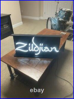 ORIGINAL Zildjian Cymbals Vintage Neon Dealer Factory Sign