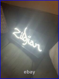 ORIGINAL Zildjian Cymbals Vintage Neon Dealer Factory Sign