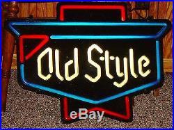 Old Style Beer Vintage Lighted Sign Nice Neon-Like