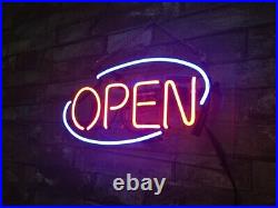 Open Light Man Cave Vintage Neon Signs Decor Beer Display Wall Gift 17
