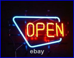 Open Vintage Style Neon Sign Beer Bar Gift 32x24 Lamp Man Cave