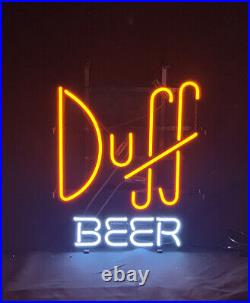 Orange Duff Beer Display Neon Light Sign Decor Club Custom Neon Glass Vintage