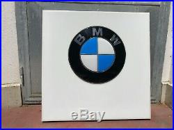 Original BMW Sign Service Vintage 1980's Dealership Workshop NOS MINT Neon Light