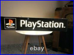 Original PLAYSTATION Light Sign Vintage SONY Neon PS1 1990s dealer sign rare 40