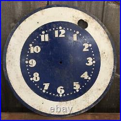 Original Vintage Modern Clock Company Metal Neon Clock Face Sign 20